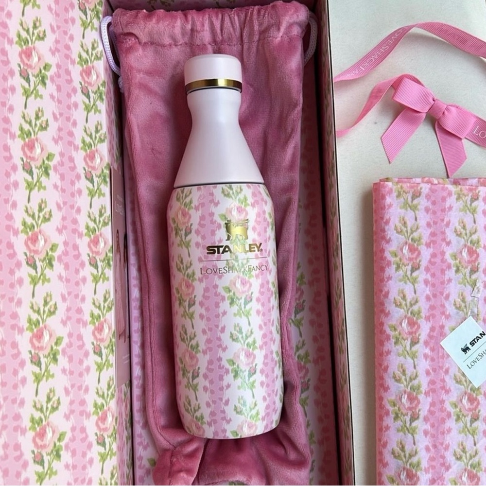 Stanley + LoveShackFancy Slim Bottle 12 oz